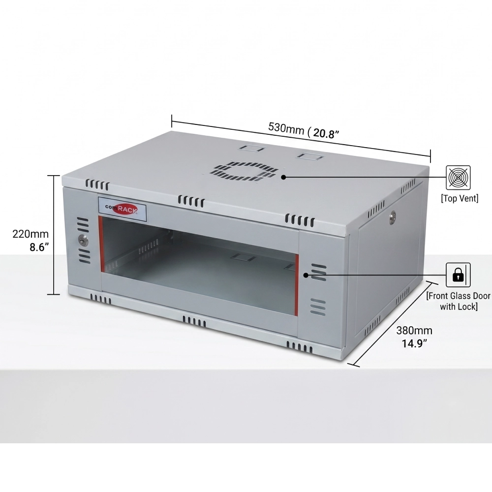 Comrack 4U 400mm 530×380×220mm (L×D×H)